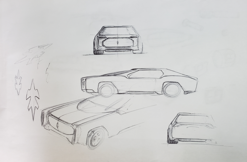 Start of a car design.